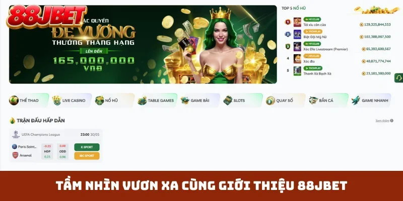 Tầm nhìn vươn xa cùng giới thiệu 88JBET